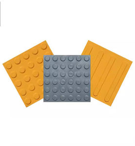 Tira indicadora táctil de plástico de azulejo de pavimentación táctil de Pvc ciego de 250*250mm de buena calidad - Product Image 5