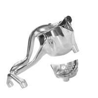 Presse-agrumes manuel portable en aluminium argenté, machine à presser les fruits pour jus de citron et outils à légumes – Vente chaude