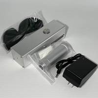 Allumeur laser portatif, lampe torche laser ronde invisible avec lentille 50x et chargeur