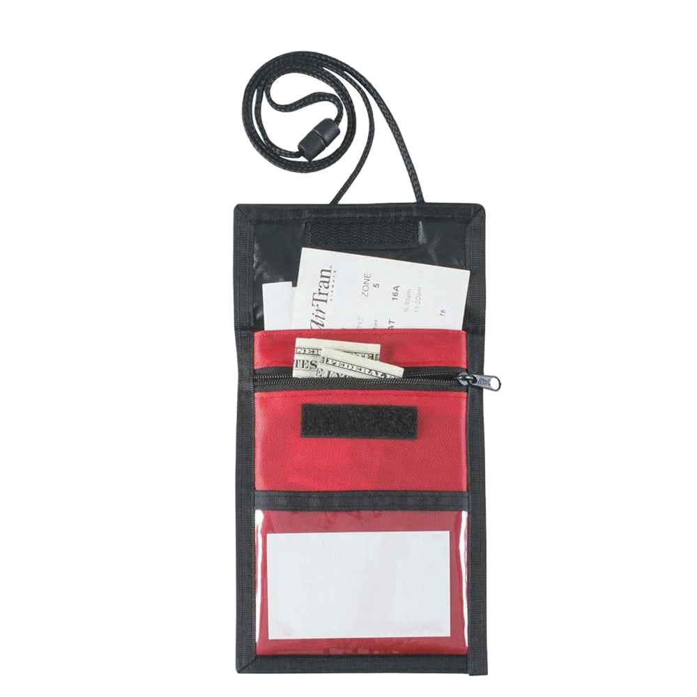 Изготовление на заказ Печать логотипа Двусторонняя Конференц-ID карты нейлон кошелек для шеи для бейджа для торговой выставки