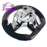 Volant personnalisé en fibre de carbone forgée à LED pour Kia Stinger GT GT1 GT2 GT-Line modèles berline 2018-2024 style course