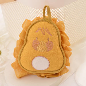 Bola de baño suave en forma de pera de color caramelo, nuevo estilo, no dañino, para fregar el cuerpo, cepillos de baño de burbujas, esponjas, depuradores - Product Image 6