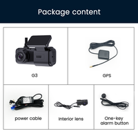 Kamera DVR truk lensa ganda 2K + 1080P 4G dengan Gps Wifi CMSV6 sistem manajemen armada