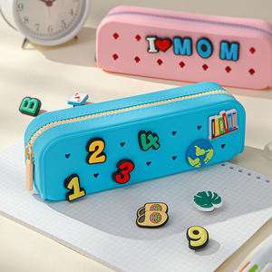 2025ใหม่ล่าสุดกระเป๋าใส่ดินสอซิลิโคนรูเครื่องเขียนในโรงเรียนสำนักงานถุงใส่ปากกาแบบสร้างสรรค์สำหรับเด็ก - Product Image 2