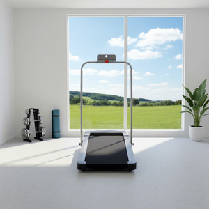 Tapis roulant compact Zoshine pour <span class=keywords><strong>la</strong></span> <span class=keywords><strong>marche</strong></span> sous le bureau avec barre de maintien, pour usage domestique, 0,75 CV, 1,0-10,0 km/h, tapis roulant portable - Product Image 1