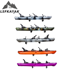 China Factory Best and Hot Selling 2 Two Person Fishing and Water Play Pedal Kayak Foot Pedal Boat en superficies <span class=keywords><strong>de</strong></span> Lago y Mar - Product Image 6