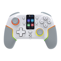 Control Inalámbrico para Juegos con Luz RGB, Motor de Vibración, Botón Turbo y Sensor de Movimiento para Switch