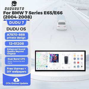 DUDU7 Autoradio GPS Android pour tableau de bord, garnitures avant et arrière, 8 cœurs, niveau premium OEM, caméra 360 pour <span class=keywords><strong>BMW</strong></span> Série <span class=keywords><strong>7</strong></span> E65 E66 2004-2008 - Product Image 4