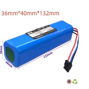 14.4V6800mAh Nuevo tipo para <span class=keywords><strong>Dreame</strong></span> Mopping F9 <span class=keywords><strong>D</strong></span> <span class=keywords><strong>9</strong></span> L10Pro L10Plus P2150 P2008 S10 S10Pro Paquete de batería de robot - Product Image 3