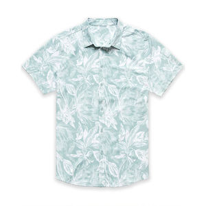 Camisa Floral de manga corta de verano personalizada para hombre, camisa de playa impermeable de varios estilos con estampado suelto de lino 100% - Product Image 3