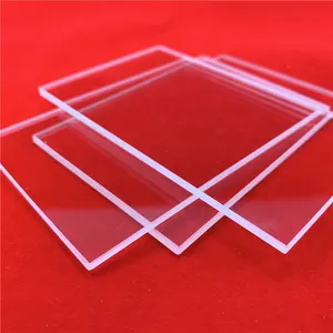 Transparente resistente al calor placa de cristal de cuarzo proveedor