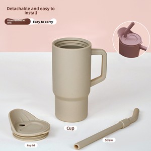 Gobelet à <span class=keywords><strong>bec</strong></span> de canard en silicone pour bébés et enfants de plus de 6 mois, résistant aux chutes et aux risques d'étouffement, pour apprendre à boire - Product Image 4