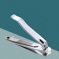 Lakuna Coupe-ongles portable de haute qualité en acier au carbone avec lime à ongles pour la maison ou l'hôtel