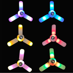 新しいファンライトLEDブルートゥース音楽マーキー照明雰囲気ブルートゥーススピーカー3in1折りたたみ式ライト - Product Image 4