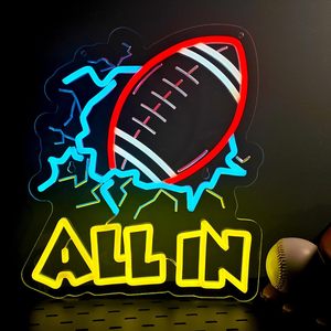 All In Football Letreros Neon LED dimmable USB powered ambient <b>light</b> store <b>window</b> decoration <b>light</b> street indicator <b>light</b> 5V - Product Image 6