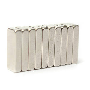 <span class=keywords><strong>1</strong></span>/4 ''X1/8'' X1/16 ''Grueso niquelado 0.83LB Fuerza de tracción NdFeb Imanes de bloque permanente de tierras raras a la venta - Product Image 3