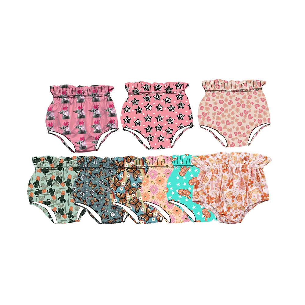 Newborn Baby Bloomers Wholesale shorts For Kids Toddler Boutique Kids Summer Print Bloomers Baby Infant Girl clothes