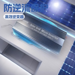 Microinversor Solar para Red Eléctrica, DC 18-60V AC 220V 1000W CT, Protección Contra Flujo Inverso - Product Image 1