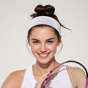 Thể thao headbands đối với phụ nữ, đàn hồi mềm vải non-Slip tóc ban nhạc tóc Warp cho tập luyện hàng ngày yoga chạy thể thao - Product Image 2