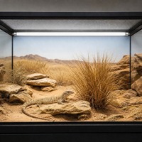 LuckyHerp T5 54W UVB10.0 Lampe UVB Spirale en Verre pour Reptiles Écologique Utilisation Intérieure Toutes Saisons 46 pouces