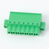 Haute qualité 5.08mm pas enfichable bornier vis fil connecteurs bride prise pour usage industriel
