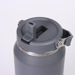 1.2L/2L/<b>2</b>.5L Wide Mouth Large Capacity <b>2</b> <b>litre</b> <b>stainless</b> <b>steel</b> <b>water</b> <b>bottle</b> Double Wall Thermos Flask With Lid and Straw - Product Image 2