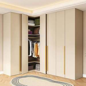 Armarios Armario de madera Muebles de dormitorio Walk in Closet Organizador - Product Image 5