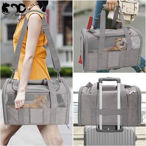 Échantillon gratuit : Sac de transport multifonctionnel pour animaux de compagnie, approuvé par les compagnies aériennes, respirant, avec ventilation à 4 directions - Product Image 2