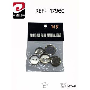Bottoni in Metallo MNJ 12 Pezzi per Fai da Te, Creazioni Artigianali e Gioielli - Product Image 3