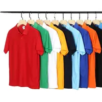 Высокое качество 100% хлопок 12 видов цветов изготовленные на заказ логос OEM однотонная мужские и женские футболки для младенцев мужского пола футболка-поло