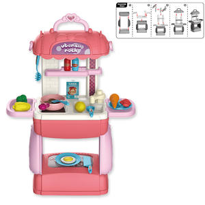 Oyuncak gıda tencere aksesuarları ile çocuklar için mutfak oyna oyna set şef tulumları için Set oyna oyna - Product Image 4