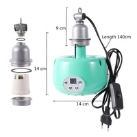 Lampe chauffante à air chaud pour volailles, contrôle automatique de la température, AC220V 200W, support E27, affichage LCD, pour animaux de ferme et animaux domestiques
