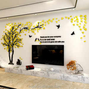 Adesivi <span class=keywords><strong>Murali</strong></span> 3D Autoadesivi di Grandi Dimensioni a Forma di <span class=keywords><strong>Albero</strong></span> in Acrilico, Decorazioni <span class=keywords><strong>Murali</strong></span> per Soggiorno - Product Image 5