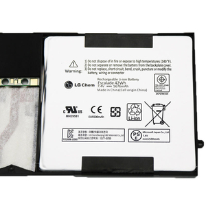 Новый оригинальный P21GU9 7,4 В 42Wh Аккумулятор для ноутбука Microsoft Surface Pro 1 1514 Pro 2 1601 10,6 дюймов ноутбук - Product Image 2