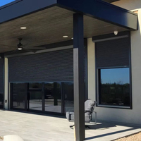 Porte à enroulement industrielle en aluminium et acier 304, isolée thermiquement, avec télécommande, pour extérieur – Vente en gros