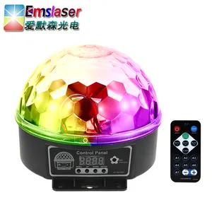 Disco Ball DJ stroboscopico Stage effetti stroboscopici luce suono attivato DMX512 LED magiche luci da Bar per feste