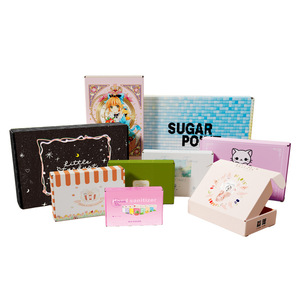 Manufacturer's Gift Eco-Friendly Recyclable Disposable Corrugated Airplane <b>Box</b> Cute Pink Black Folding Customized Microwave Safe - Product Image 1