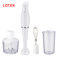 Mixeur Plongeant Électrique Portable avec Contrôle par Bouton, Boîtier en Plastique Sans BPA, Capacité 600ml, pour Smoothies, Usage Domestique, ODM