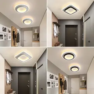 مصابيح Led للسقف, مصابيح Led للسقف ، متوفرة باللون الأسود والأبيض ، تصميم عصري