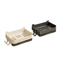 Porte-savon mural sans perçage, support de savon de luxe pour salle de bain, plateau à savon auto-adhésif drainable, vente en gros