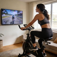 Vélo d'exercice vertical en acier inoxydable pour usage domestique, écran LCD, ultra-silencieux, brûle-graisses, charge maximale 200 kg, personnalisation transfrontalière