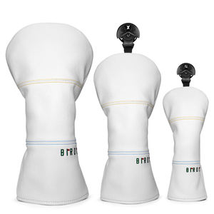 Housse de tête de club de golf à prix de gros, broderie de logo personnalisée, housse de tête de driver en bois - Product Image 1