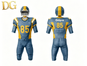 Maillot de football américain/<span class=keywords><strong>rugby</strong></span> personnalisé pour garçons, broderie 3D, séchage rapide, polyester, pour compétition et entraînement, tenue de sport d'équipe - Product Image 3