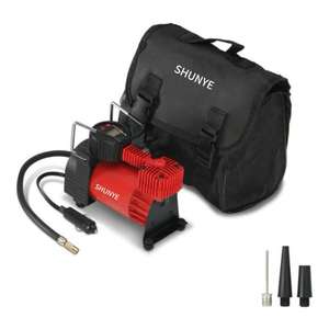 Venta caliente Metal <span class=keywords><strong>12V</strong></span> 150psi medidor de presión Digital portátil <span class=keywords><strong>Mini</strong></span> <span class=keywords><strong>compresor</strong></span> de aire de coche con pantalla Digital para Inflador de neumáticos de coche - Product Image 4