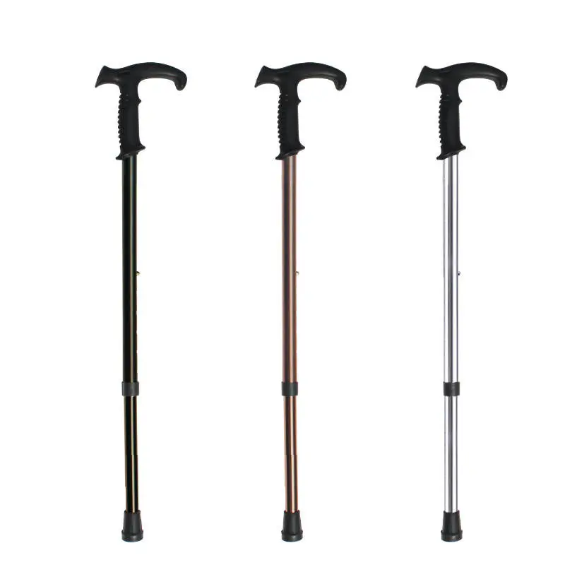 crutches 2-section telescopic folding cane Aluminum tracking walking hiking Sticks Trekking Poles