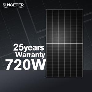 Высокопроизводительная двухсторонняя фотоэлектрическая панель N-типа 700 Вт/720 Вт |   Надежный солнечный модуль с двойным стеклом для профессиональных проектов EPC - Product Image 2