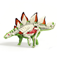 Kit de modèle de squelette de stégosaure 3D, dinosaure à assembler soi-même, anatomie du tyrannosaure, jouet éducatif STEM pour enfants