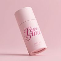Flacon de parfum en verre vide personnalisable avec capuchon coloré, tube et boîte en papier, taille sur mesure