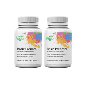 Vigo Gmp Factory Fórmula Ácido fólico Vitamina BCD <span class=keywords><strong>Omega</strong></span> <span class=keywords><strong>3</strong></span> <span class=keywords><strong>DHA</strong></span> Suplemento masticable Vitaminas multicápsulas diarias prenatales - Product Image 4