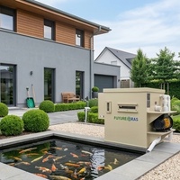 FUTURERAS Équipement de filtration centrifuge à tambour tout-en-un 15m³ 20t 25m³/h 60000l pour système de filtration de bassin à carpes koï extérieur